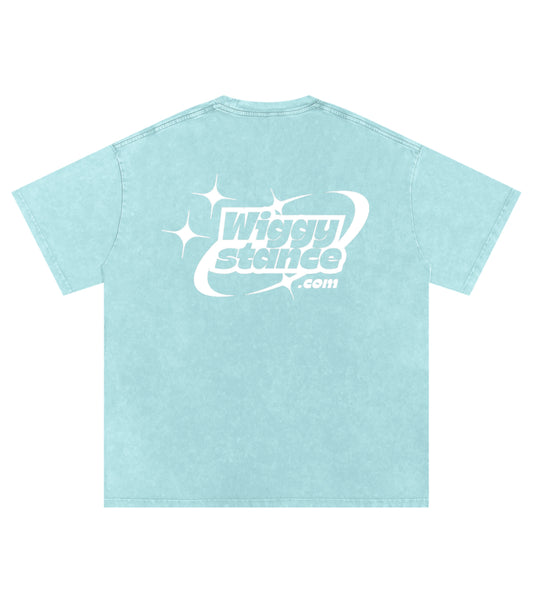 *PRE-ORDER* Wiggy Stance Logo T-Shirt 'Snow Washed Teal '