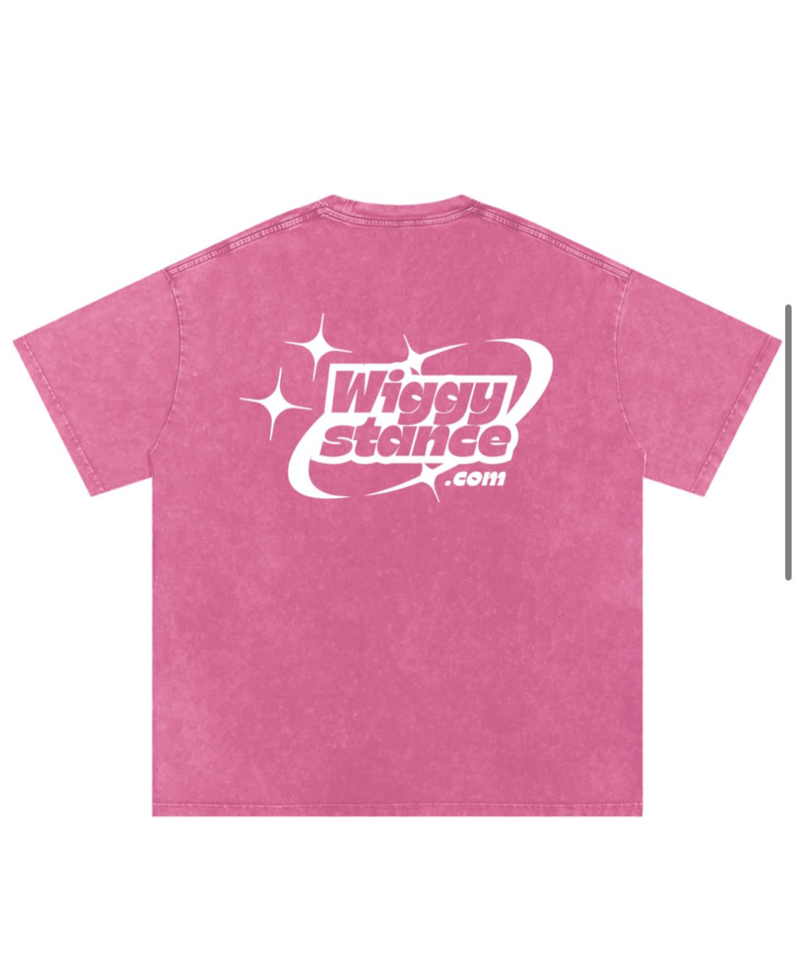 Wiggy Stance Logo T-Shirt 'Snow Washed Pink’
