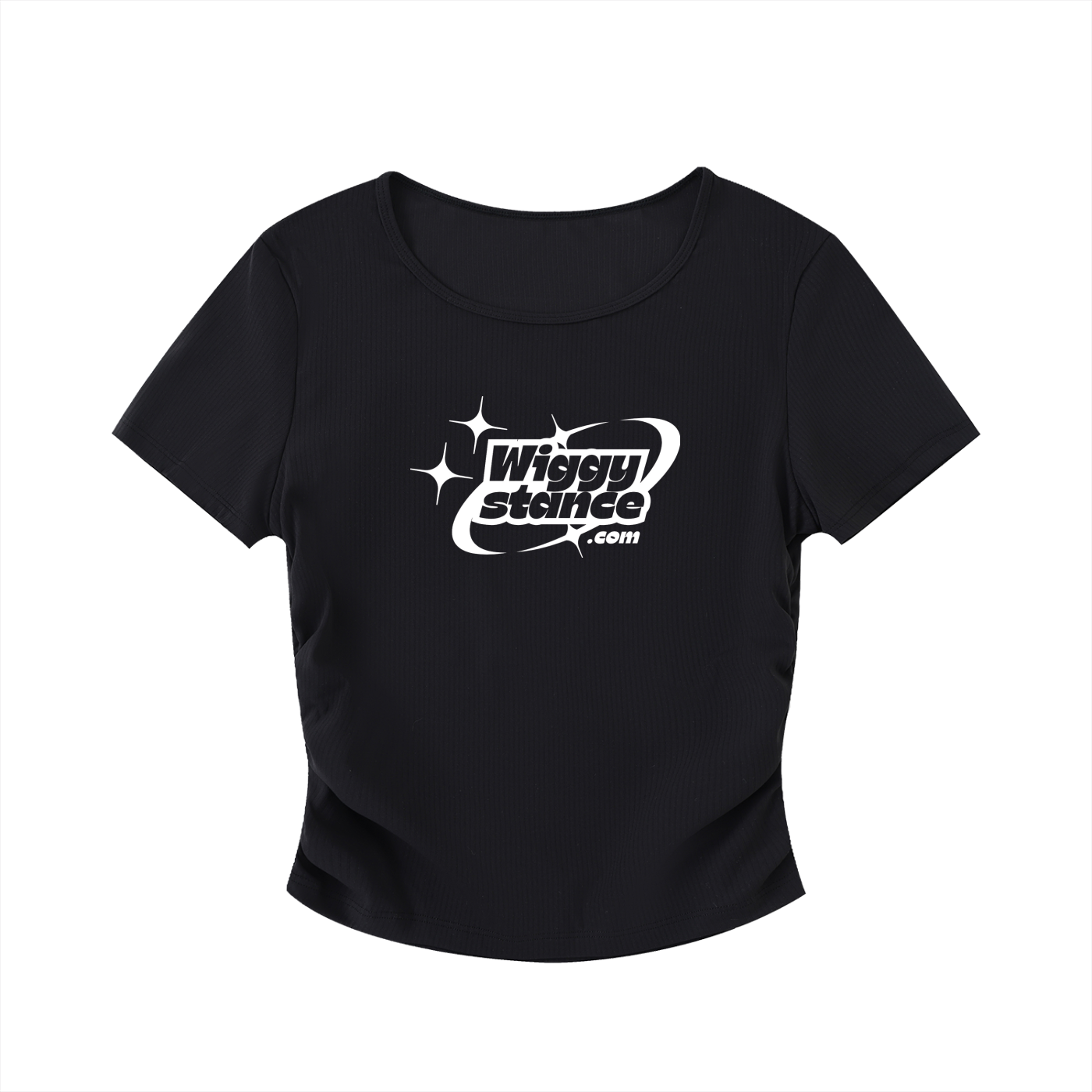*PRE-ORDER* Wiggy Stance Wmns Logo Crop Top 'Black'
