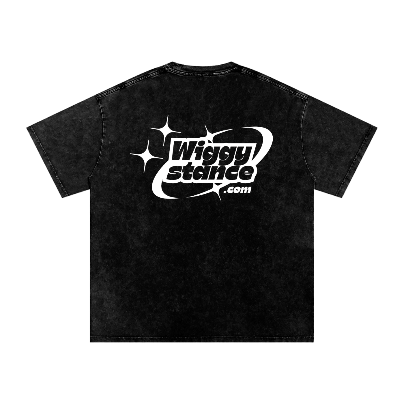 Wiggy Stance Logo T-Shirt 'Snow Washed Black'