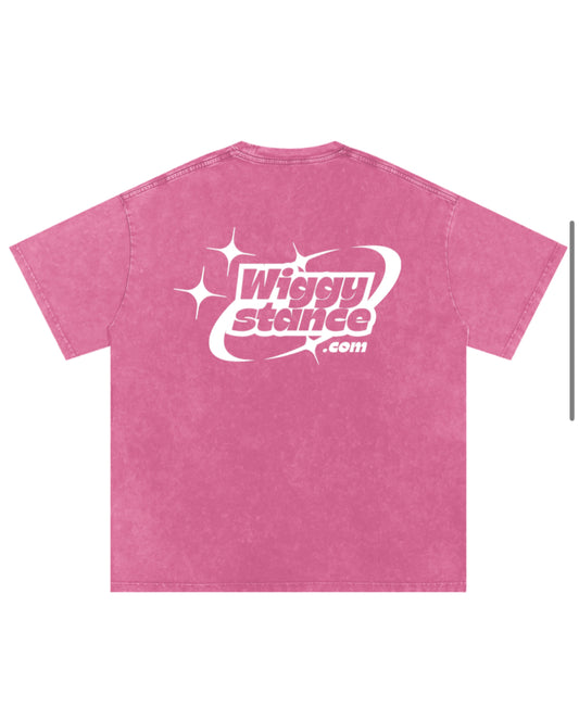 *PRE-ORDER* Wiggy Stance Logo T-Shirt 'Snow Washed Pink’